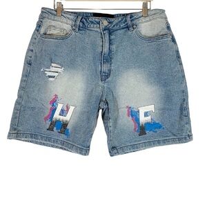 HOMME + FEMME Jean Shorts Size 36